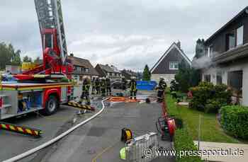 FW-DO: Brand von Lithium-Akkus in Einfamilienhaus in Dortmund-Westrich