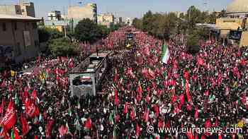 Ali Khamenei's coffin passes through thousands of mourners in Iraq's holy city of Najaf