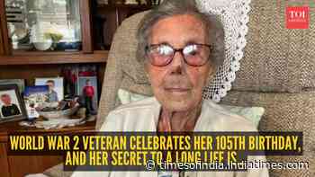 World War II veteran celebrates 105th birthday—and shares the longevity habits behind her remarkable life