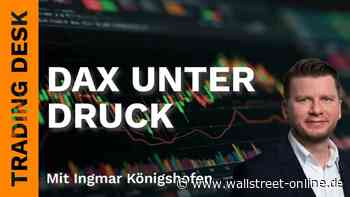 Trading Desk: Short Chance im DAX: Geht es jetzt runter auf 24.000 Punke?