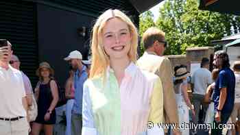 Hollywood arrives at Wimbledon as Elle Fanning and Dominic West lead a star-studded day 10 in scorching temperatures