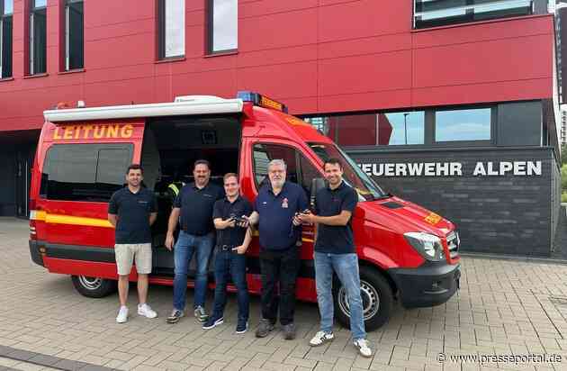 FW Alpen: Generationswechsel in der Funkwerkstatt der Freiwilligen Feuerwehr Alpen