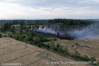 Waldbrand auf 13.000 Quadratmetern