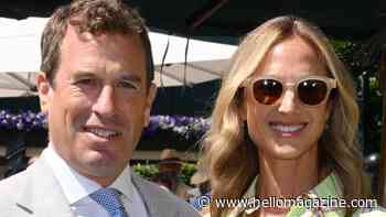 Harriet Phillips wows Wimbledon in £2K lime green dress alongside husband Peter