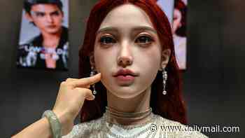 The humanoid robot designed 'for a lifetime': China reveals creepy bots that look and feel like real humans - and they can even reproduce 90% of our movements
