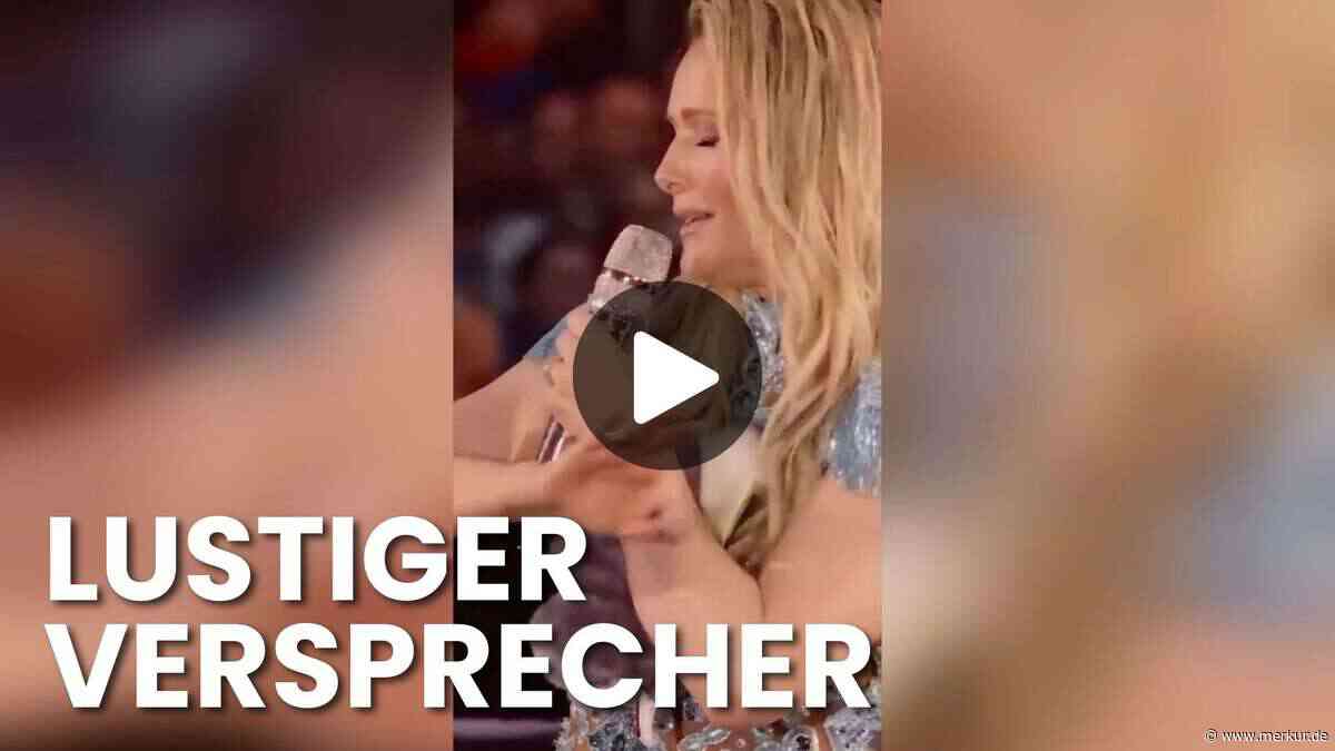 Helene Fischers Versprecher auf der Bühne bringt das ganze Stadion zum Lachen