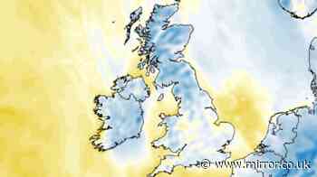 UK weather maps show 7C chill set to end heatwave with 25 counties below 10C