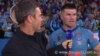 ‘Carry on’: Blues star’s cheeky post-game Queensland taunt