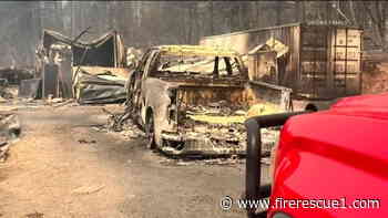 Colo. firefighting family loses home while battling wildfire