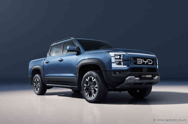 BYD Shark pick-up lands in UK with 430bhp and 56-mile EV range