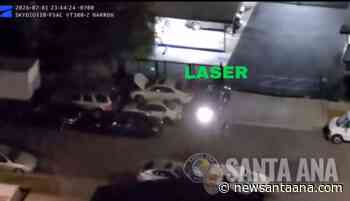 Armed gangbanger arrested with help from a Santa Ana police drone