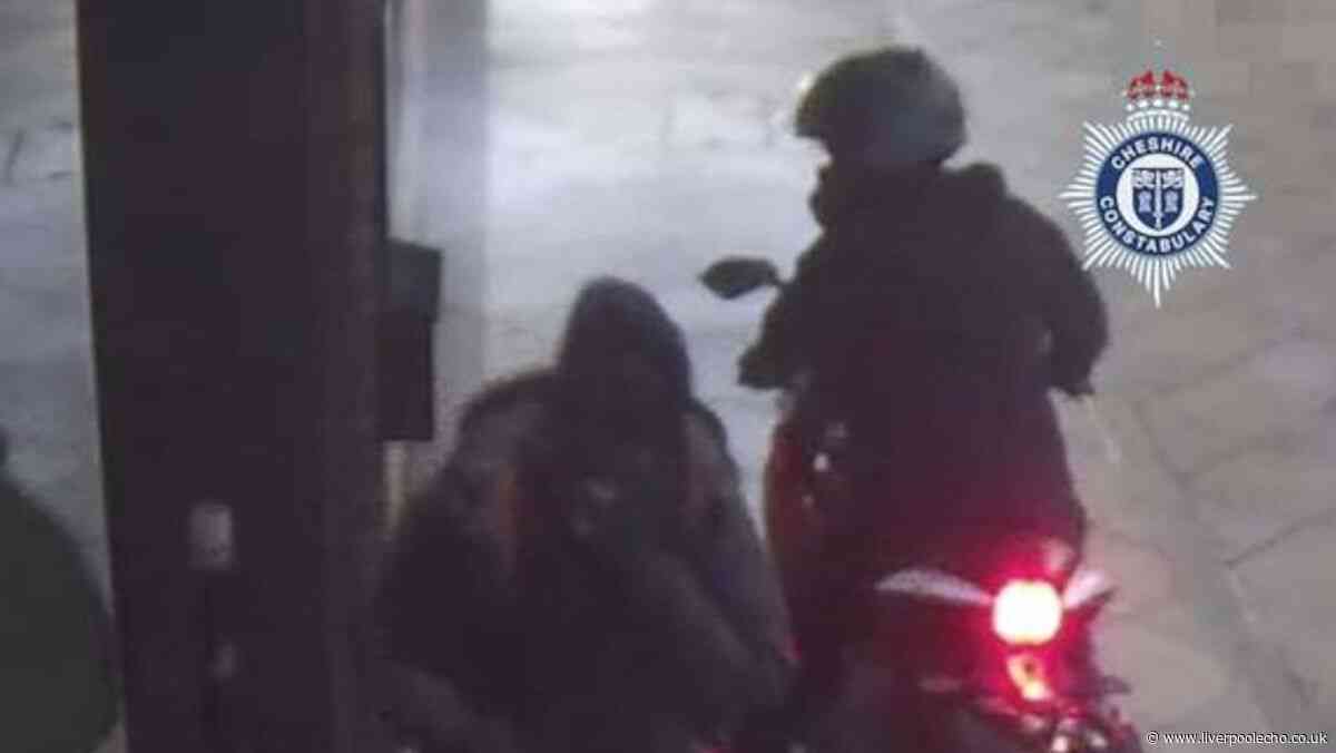 CCTV images released after masked thieves target Warrington Lloyds bank in heist