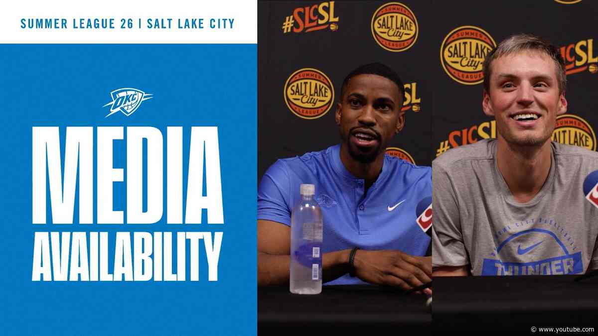 Coach Dixon and Payton Sandfort After Game 2 | SLC Summer League | Postgame Media | July 6th, 2026