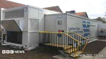 Temporary units built to ease pressure on hospital