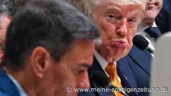 Sánchez spielt Wutrede Trumps über Spanien herunter