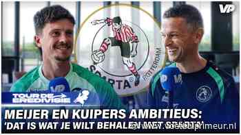 Meijer en Kuipers delen ambities met Sparta Rotterdam: 'Er telt maar één ding...'