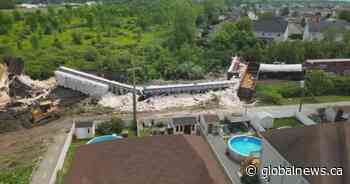 Operations resume following major train derailment north of Montreal