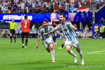 From the Sports Desk: Argentina’s great escape