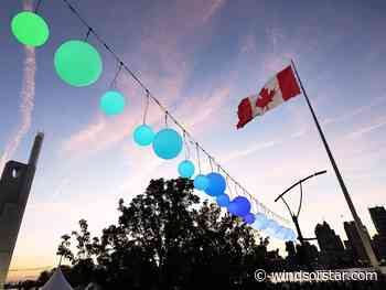 'Incredible' colour-changing light installation illuminates downtown Windsor
