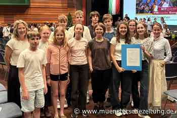 Gymnasium Wolbeck für Münz-Projekt ausgezeichnet
