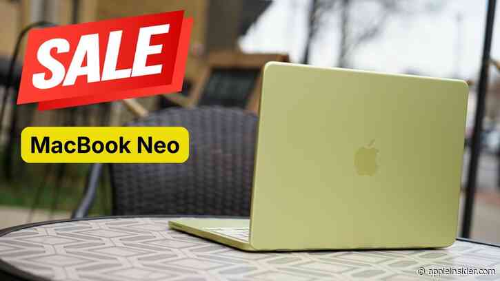 Amazon knocks $110 off Apple's MacBook Neo today