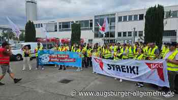 „Das Angebot ist ein verdammter Witz“: Beschäftigte der Neuburger Milchwerke streiken