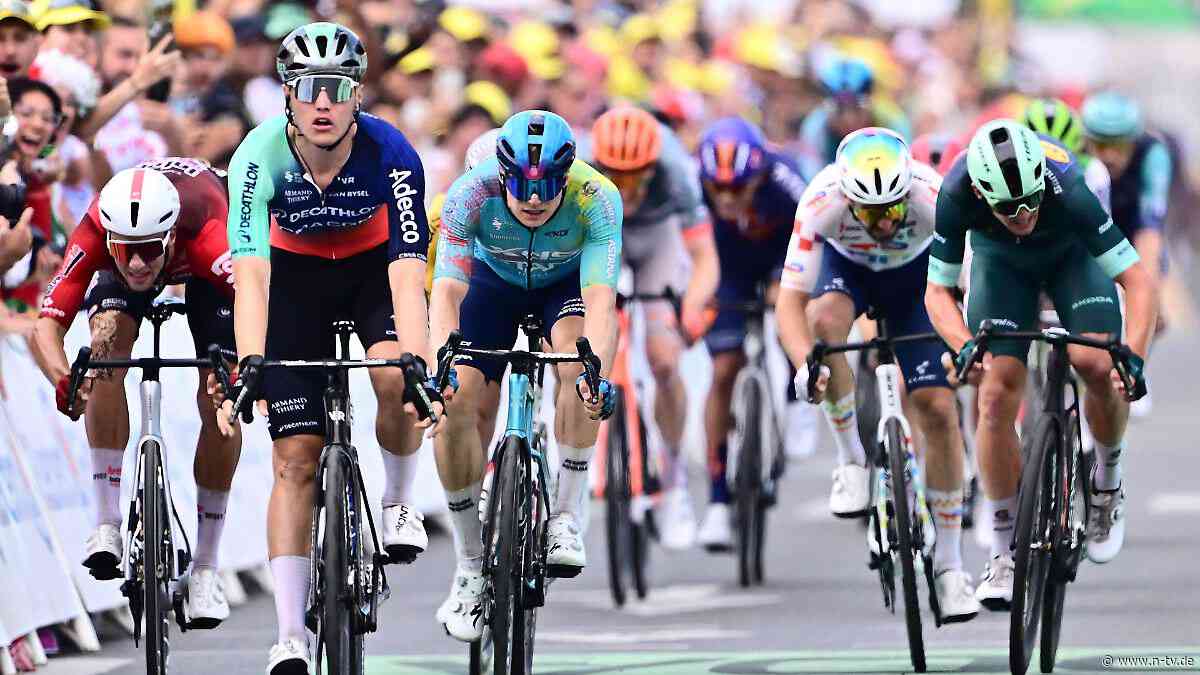 Nur einer besser als Kanter: Deutscher Tour-Neuling trumpft bei fünfter Etappe im Sprint auf