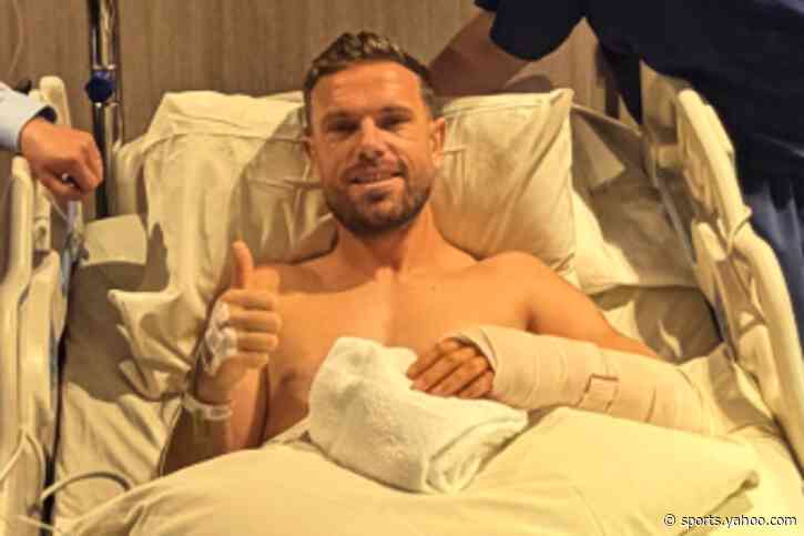 Jordan Henderson rejoins England camp after undergoing successful surgery on freak injury