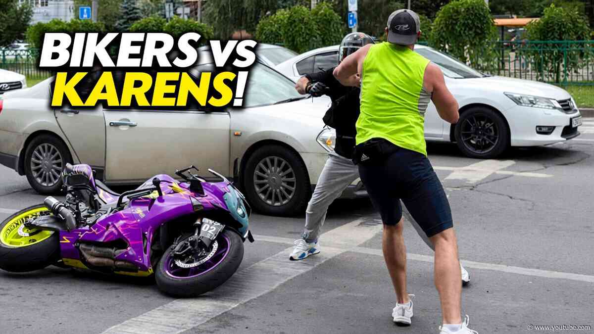 KARENS Got HUMBLED by BIKERS | INSANE MOTORCYCLE MOMENTS & CRASHES #35