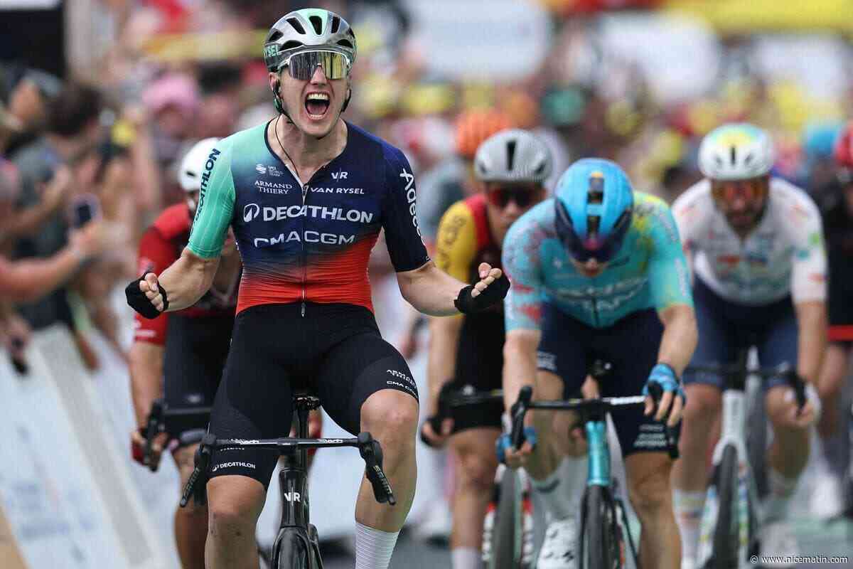 Tour de France : Olav Kooij remporte au sprint la cinquième étape à Pau, Torstein Traeen garde le maillot jaune