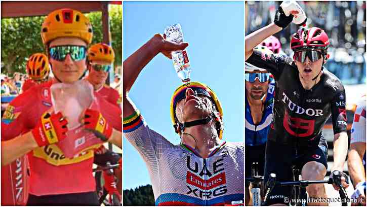 Tour de France, polemica durissima per il caldo estremo. I corridori allo stremo: finite le scorte di ghiaccio. Trentin: “Il cambiamento climatico è qui”