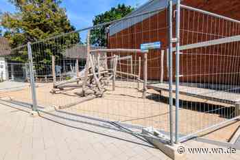 Abwasser im Sand: Spielplatz seit Wochen gesperrt