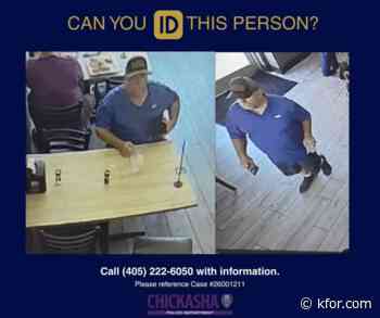 Chickasha PD seeks help to identify man in theft investigation