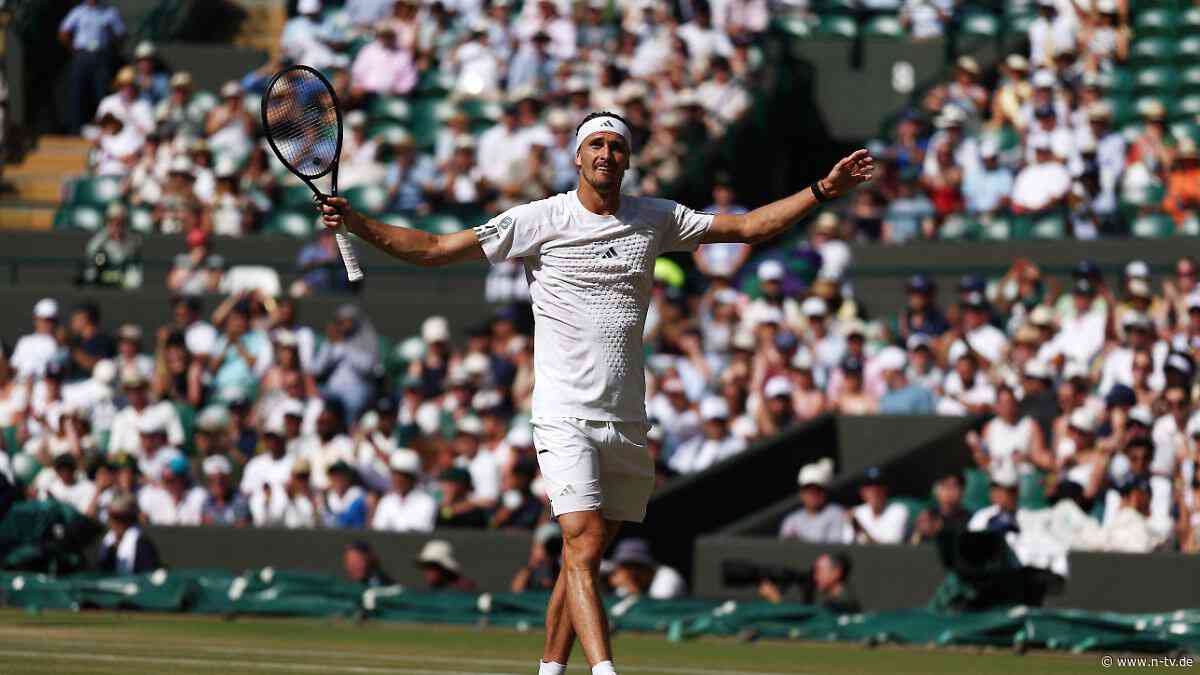 Einzug ins Halbfinale: Zverev jagt seinen Angstgegner vom Heiligen Rasen in Wimbledon