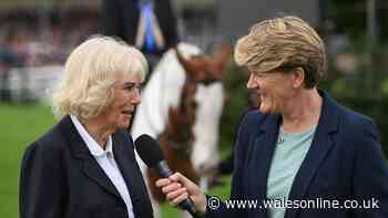 Clare Balding left shocked live on BBC as Queen Camilla surprises Arthur Fery at Wimbledon
