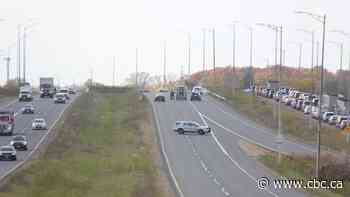 Motorcyclist seriously injured on E. C. Row Expressway