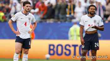 James, Guéhi and Rice miss England training