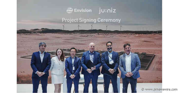 Envision Energy et ju:niz Energy mettent en œuvre leurs premiers projets de systèmes de stockage d'énergie par batterie (BESS) de 8ᵉ génération, qui alimenteront les futurs réseaux énergétiques 