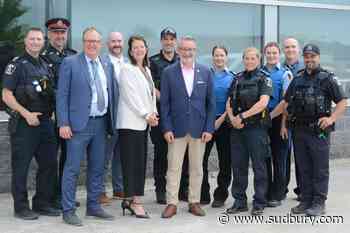 Education minister visit Sudbury schools to highlight reborn resource officer program