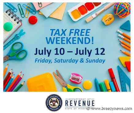 Mississippi Sales Tax Holiday happening this weekend (July 10-12)
