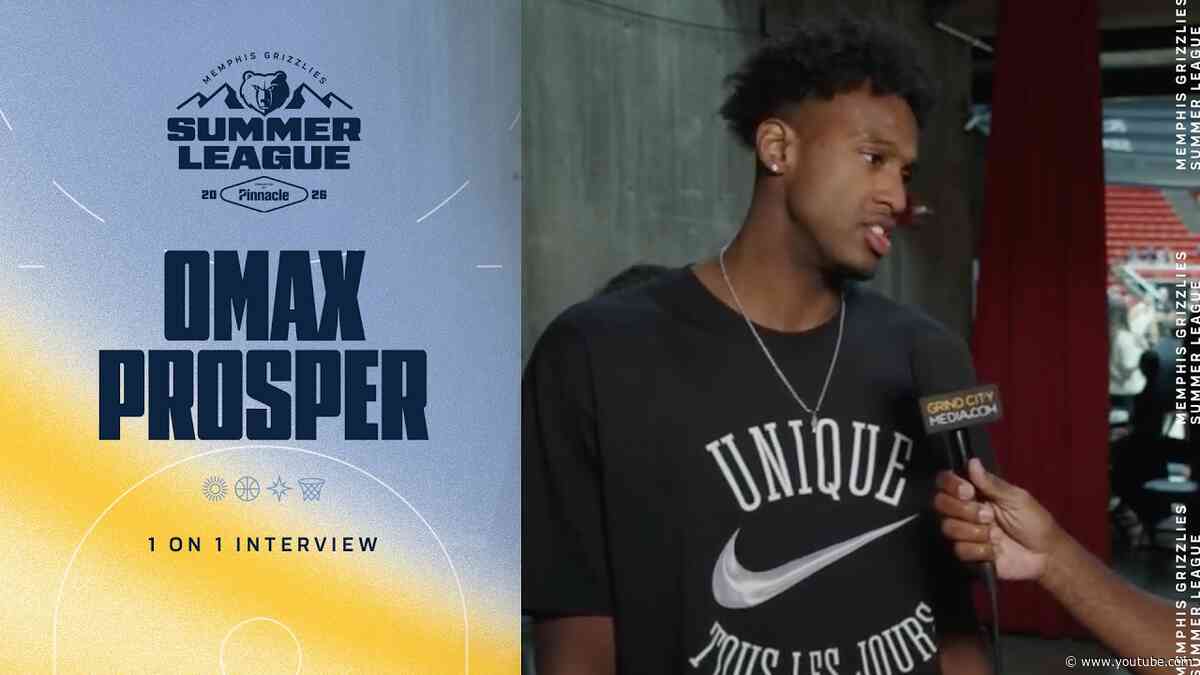 OMax Posper 1 on 1 Interview | Grizzlies Summer League