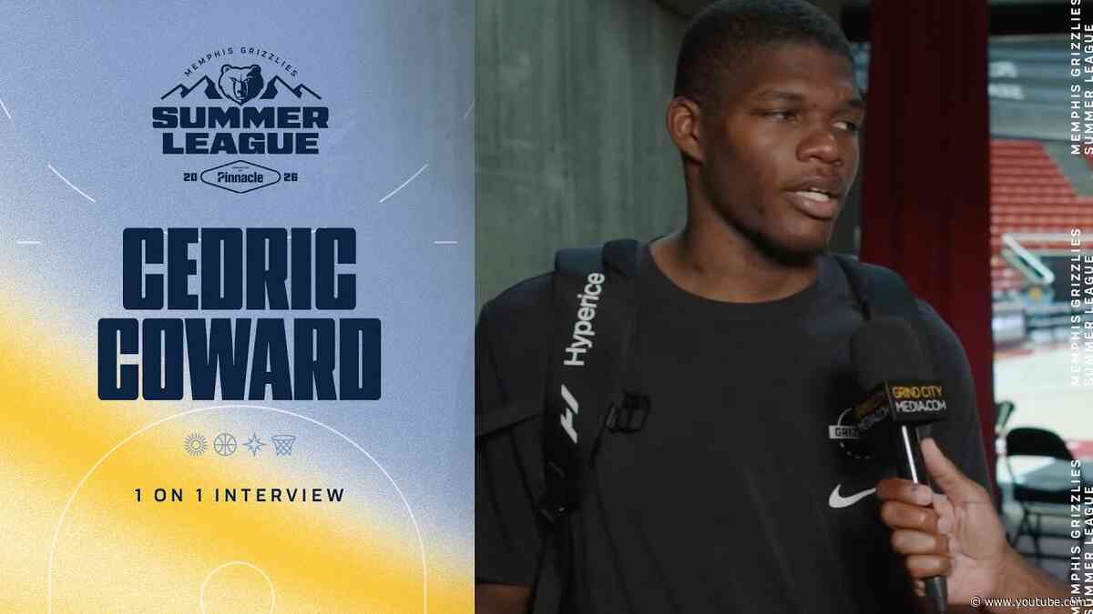 Cedric Coward 1 on 1 Interview | Grizzlies vs. Jazz