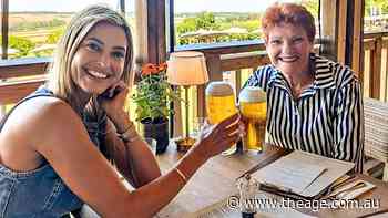 A beer with ‘my mate’: Pauline Hanson, Holly Valance hang out at Jeremy Clarkson’s pub