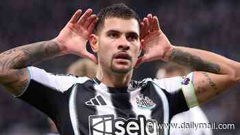 Bruno Guimaraes asks to LEAVE Newcastle: Magpies captain makes desire to join Arsenal clear - but Eddie Howe's side maintain he is NOT for sale