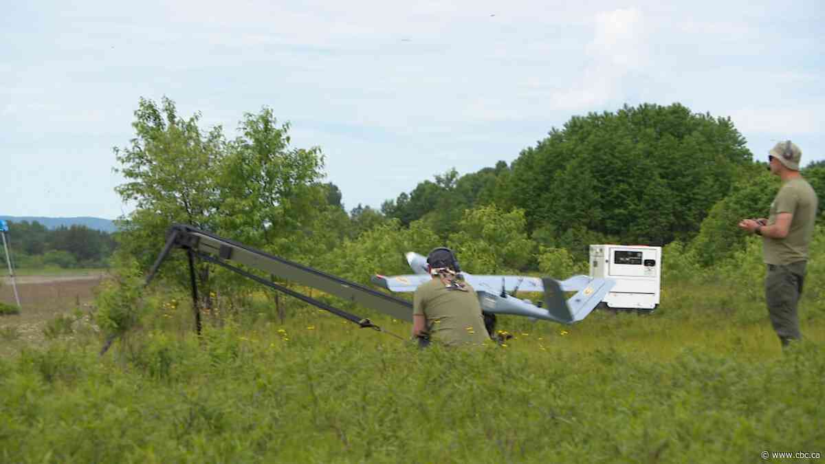 Canadian company tests drones it's making for Ukraine