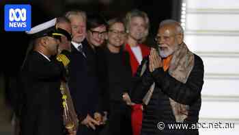 Modi arrives in Melbourne amid planned human rights protests