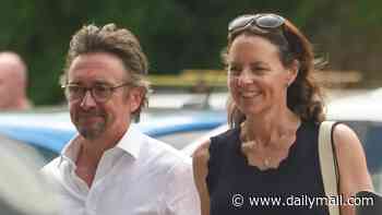 Richard Hammond holds hands with his new therapist girlfriend Kiki Glen as they settle into domestic bliss in quaint Welsh market town after his divorce from wife of 23 years