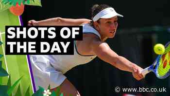 'Incredible!' - best shots from day ten at Wimbledon
