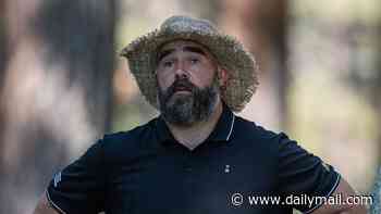 Jason Kelce hits the golf course in first appearance since being best man at brother Travis' wedding with Taylor Swift