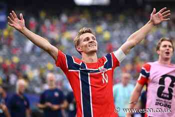 Ødegaard: Brazil upset gives Norway 'belief'